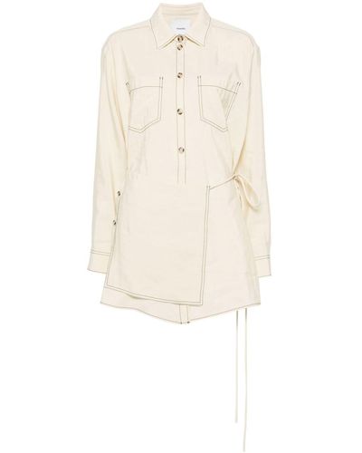 Nanushka Metta Shirt Dress - White