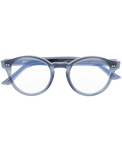 Cutler and Gross Lunettes de soleil rondes à effet dégradé - Bleu