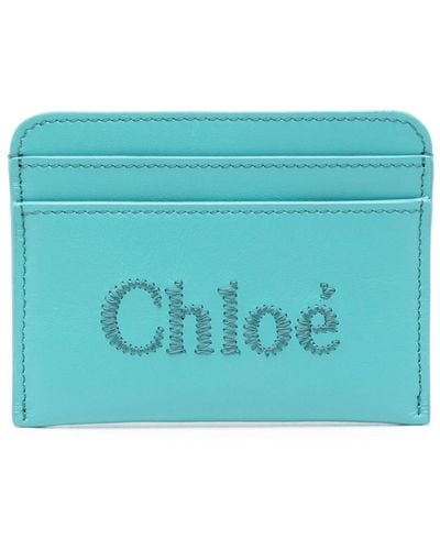 Chloé Sense Card Holder - Blue