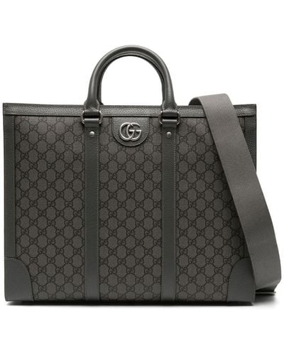 Gucci GG Canvas Tote Bag - Black