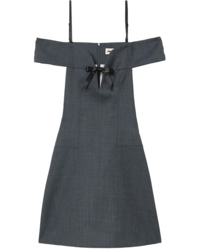 ShuShu/Tong Kleid mit Herzausschnitt - Schwarz