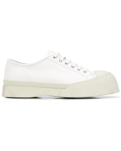 Marni Sneakers Pablo con suola rialzata - Bianco