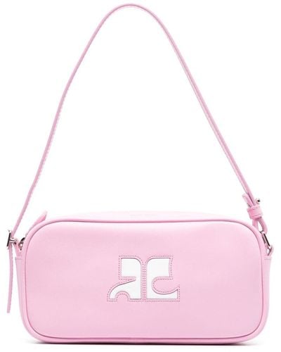 Courreges Handtasche aus Leder - Pink