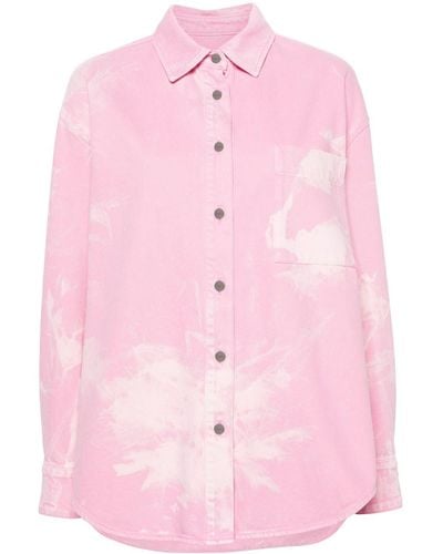 MSGM Denim Overhemd - Roze