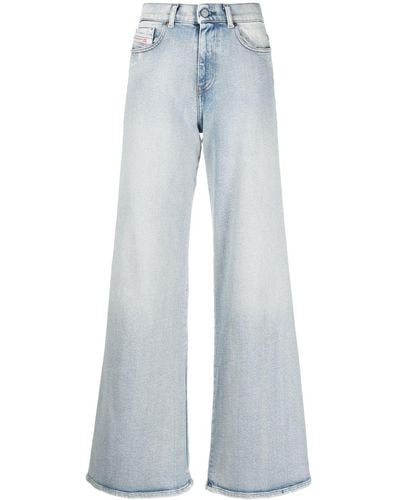 DIESEL 1978 Flared Wide-leg Jeans - Blue