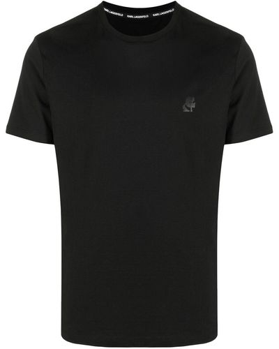 Karl Lagerfeld クルーネック Tシャツ - ブラック