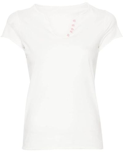 Zadig & Voltaire T-Shirt mit Logo-Print - Weiß