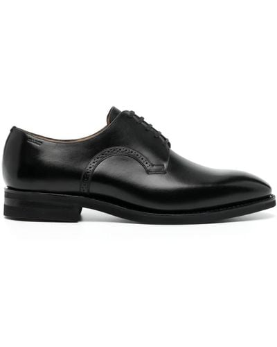 Bally Polished Leather Derby Shoes - Black