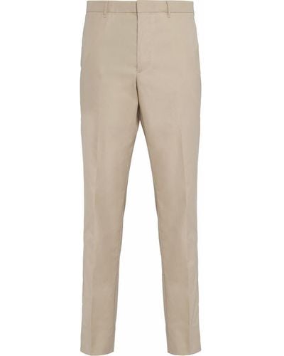 Prada Cotton Tailored Pants - Multicolor