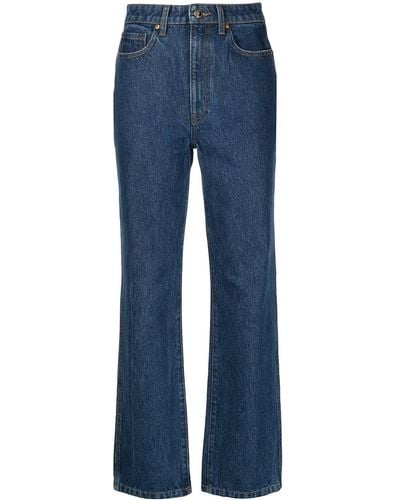 Khaite Straight Jeans - Blauw
