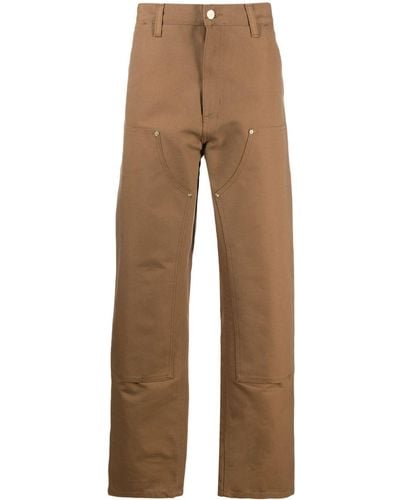 Carhartt Double Knee Straight-leg Trousers - Brown