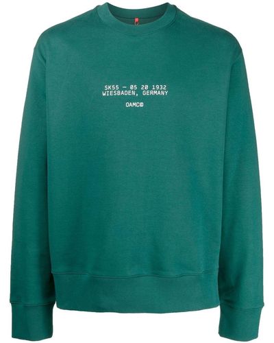 OAMC Sweater Met Tekst - Groen