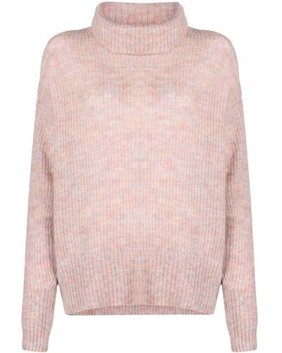 IRO Rollneck Knitted Sweater - Pink