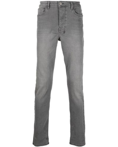 Ksubi Logo-print Denim Jeans - Gray