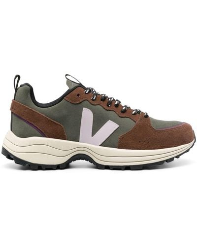 Veja Venturi Alveomesh Sneakers Met Vlakken - Bruin