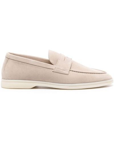 SCAROSSO Luciano Suède Loafers - Naturel