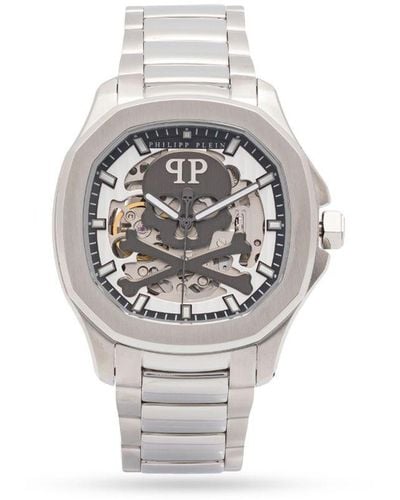 Philipp Plein Skeleton $pectre Horloge - Wit