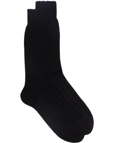 Tom Ford Logo-print Cashmere Socks - Black