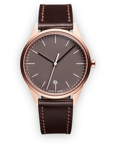 Uniform Wares C36 Date watch - Marron