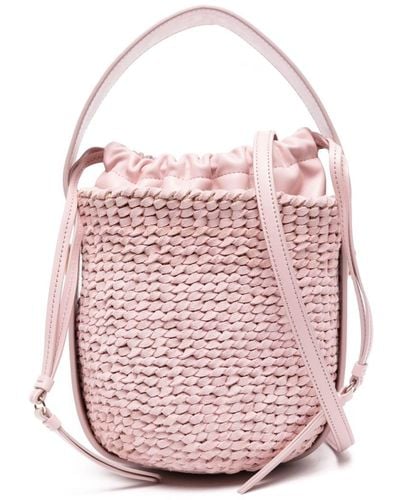 Chloé Bolso bombonera Woody - Rosa