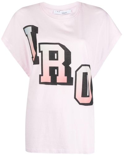 IRO ロゴ Tシャツ - ピンク