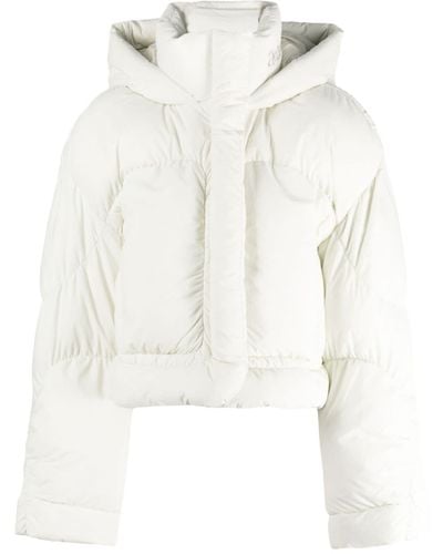 Acne Studios Hooded Puffer Jacket - White