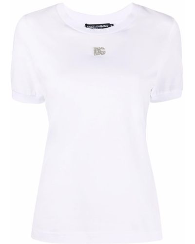 Dolce & Gabbana ドルチェ&ガッバーナ ロゴ Tシャツ - ホワイト