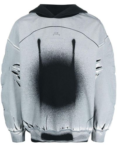 A_COLD_WALL* Exposure Abstract-print Hoodie - Grey
