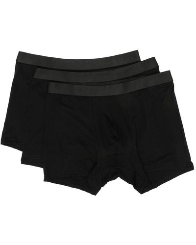 CDLP Lot de 3 boxers à bande logo - Noir