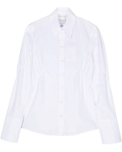 Sportmax Austria Ruched-detail Shirt - White