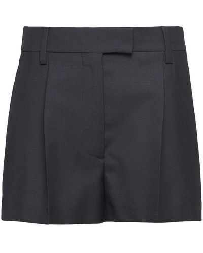 Prada Tailored Mini Shorts - Black