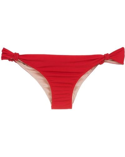 Clube Bossa Bragas de bikini Calcinha con detalle trenzado - Rojo