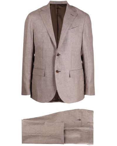 Corneliani Einreihiger Anzug - Grau