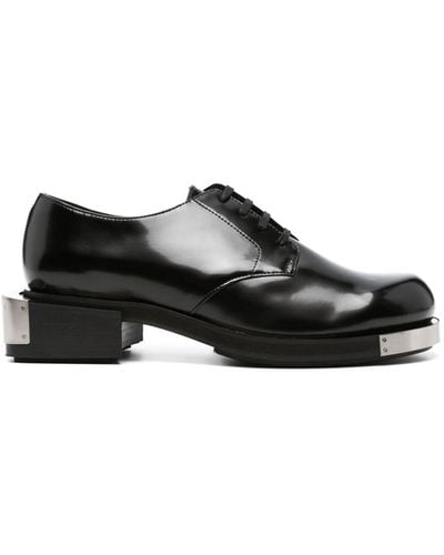 GmbH Nazim Engraved-logo Derby Shoes - Black