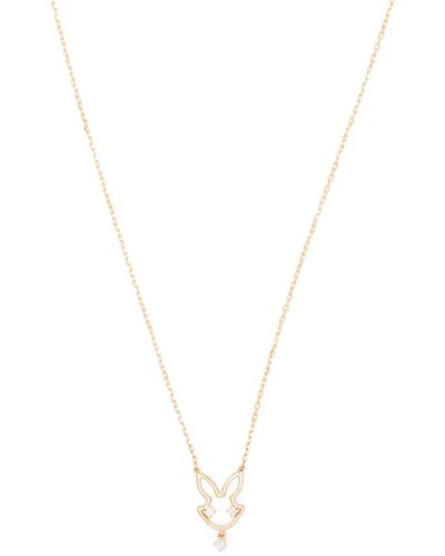 Ruifier Collar en oro amarillo de 18kt con diamantes - Blanco