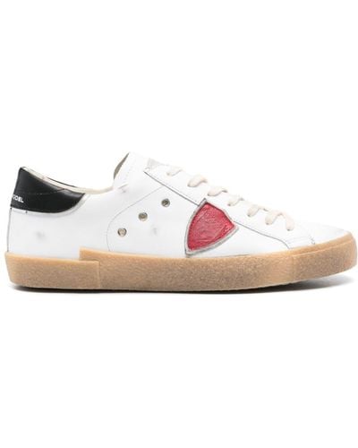 Philippe Model Prsx Leather Sneakers - Pink