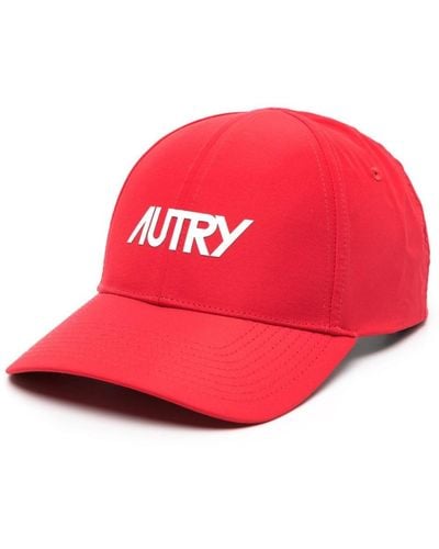 Autry ロゴ キャップ - レッド