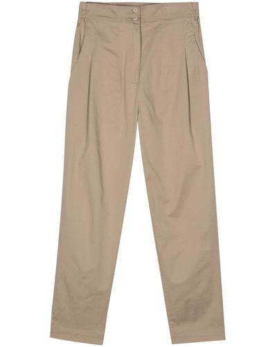 Gentry Portofino Twill Cropped Pants - Natural