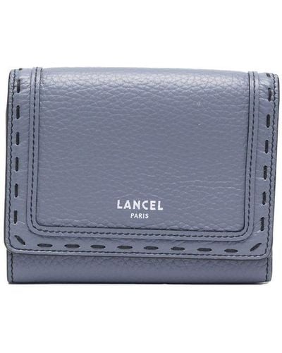 Lancel Premier Flirt Compact Flap Wallet - Blue