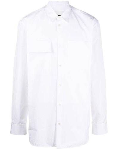Jil Sander Long-sleeve Button-up Shirt - White