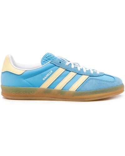 adidas Gazelle Indoor Panelled Trainers - Blue