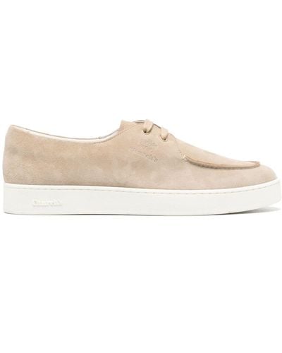 Church's Longsigh Lace-up Suede Sneakers - Natural