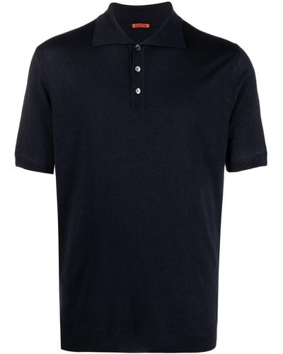 Barena Wool Polo Shirt - Blue