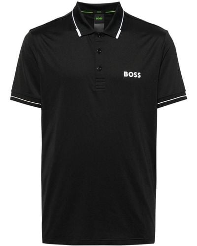 BOSS ポロシャツ - ブラック