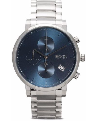 BOSS Integrity クォーツ 43mm 腕時計 - ブルー