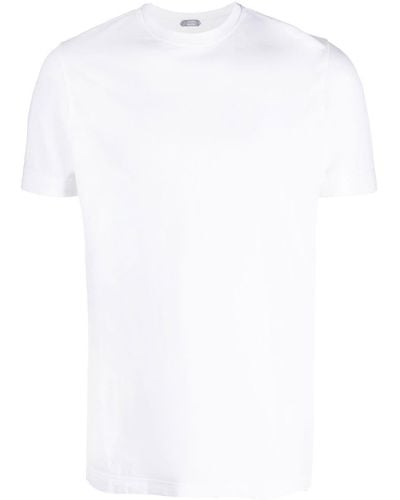 Zanone T-shirt en coton - Blanc