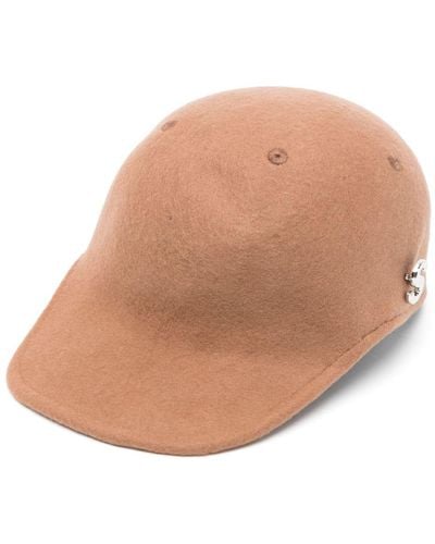 Sacai Cappello da baseball con placca logo - Neutro