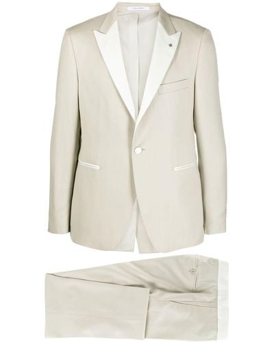Tagliatore Dreiteiliger Anzug - Weiß