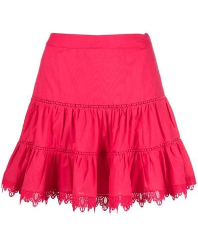 Charo Ruiz Argy A-line Miniskirt - Red