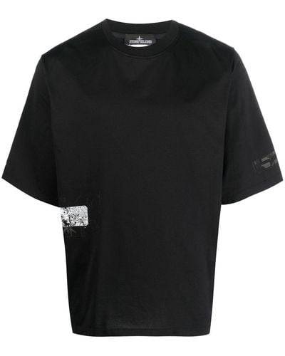 Stone Island Shadow Project Short Sleeve T-shirt Black